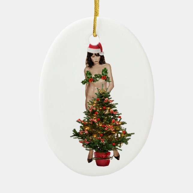 Adorno De Cerámica MELANIA, el TRAMP de navidades (Frente)