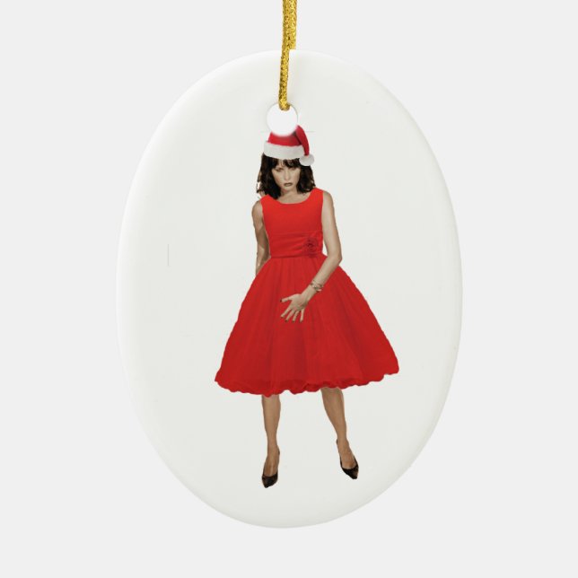 Adorno De Cerámica MELANIA, el TRAMP de navidades (Frente)