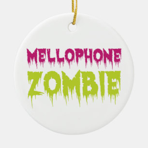 Adorno De Cerámica Mellophone Zombie