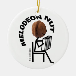 Adorno De Cerámica Melodeon Nut