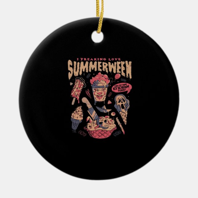 Adorno De Cerámica Meme clásico de Summerween (Frente)