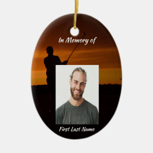 Adorno De Cerámica Memorial Cristiano Keepsake Golfer Golf