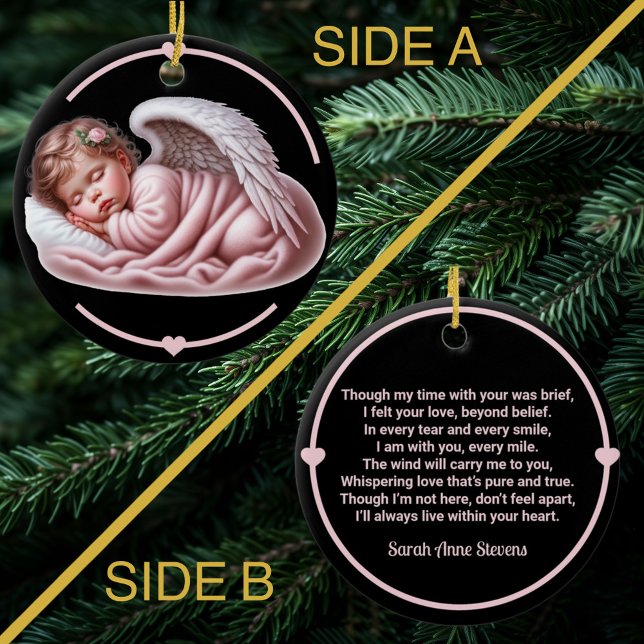 Adorno De Cerámica Memorial de Baby Girl Angel (Subido por el creador)