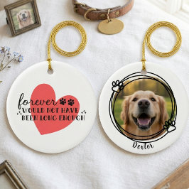 Adorno De Cerámica Memorial de Huella de Perro para Mamá Minimalista 