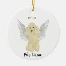 Adorno De Cerámica Memorial de la simpatía por el perro de oro