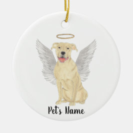 Adorno De Cerámica Memorial de simpatía para Pitbull Staffy Fawn Tan