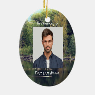 Adorno De Cerámica Memorial Keepsake Lake Pond Park Ducks