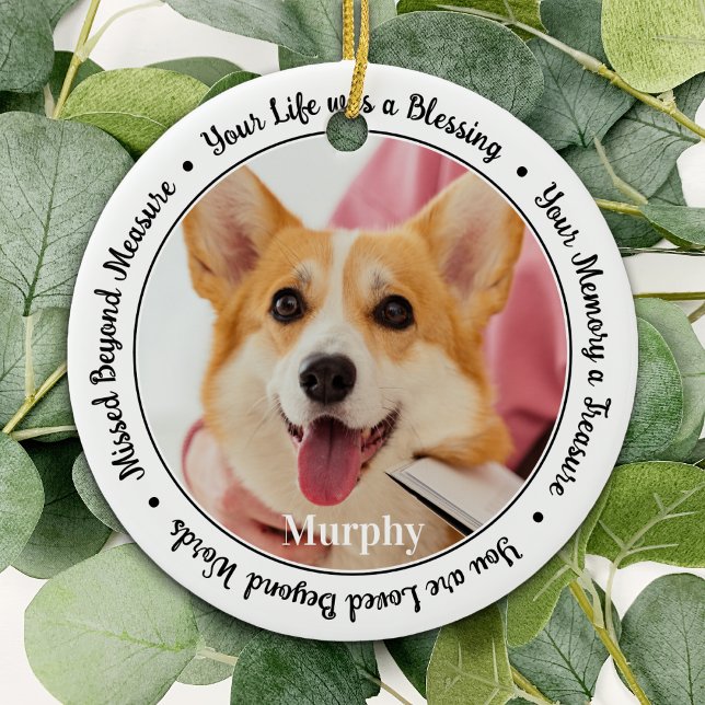 Adorno De Cerámica Memorial mascota personaliza 2 recuerdo de perros  (Subido por el creador)