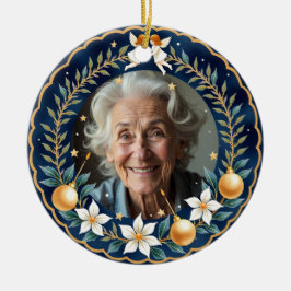 Adorno De Cerámica Memorial Navideño Celestial Cómodo de 2 caras