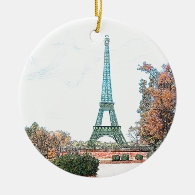 Adorno De Cerámica Memorial Park, París TN (Frente)