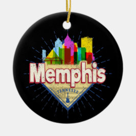 Adorno De Cerámica Memphis Tennessee