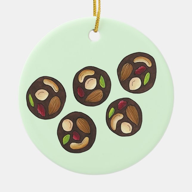 Adorno De Cerámica Mendiantes Chocolates franceses chocolate Chocohol (Frente)