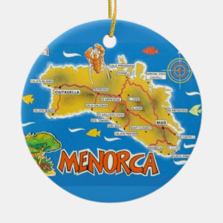 Adorno De Cerámica Menorca Antigua España Ilustrada
