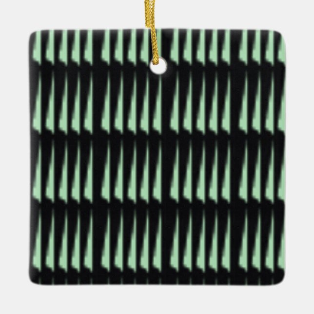 Adorno De Cerámica Menta de invierno 4 | MERRY NAVIDAD | m3galleryStu (Anverso)