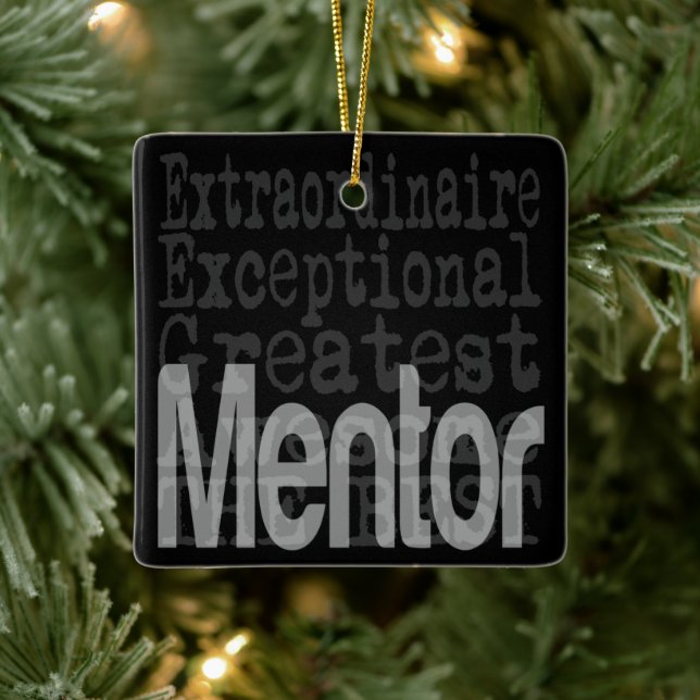 Adorno De Cerámica Mentor Extraordinaire (Árbol)