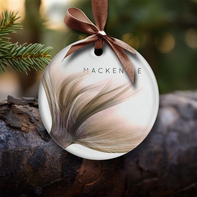 Adorno De Cerámica Mermaid Posh Tail | Personalizado Dusty Terracotta (Subido por el creador)