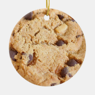 Adorno De Cerámica Merry Chip-Mas, Navidades divertidos de Cookie Pun