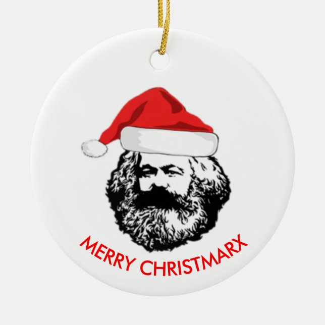 Adorno De Cerámica Merry Christmarx (Frente)