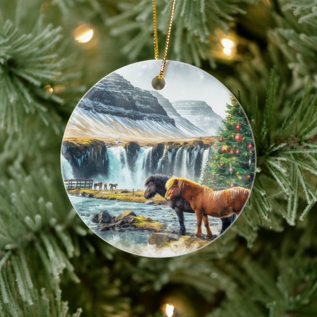 Adorno De Cerámica Merry Christmas - 10 (Árbol)