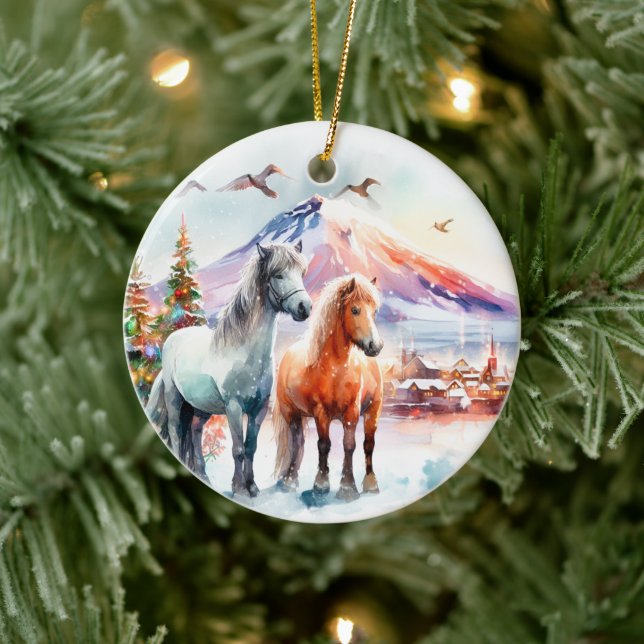 Adorno De Cerámica Merry Christmas - 7 (Árbol)