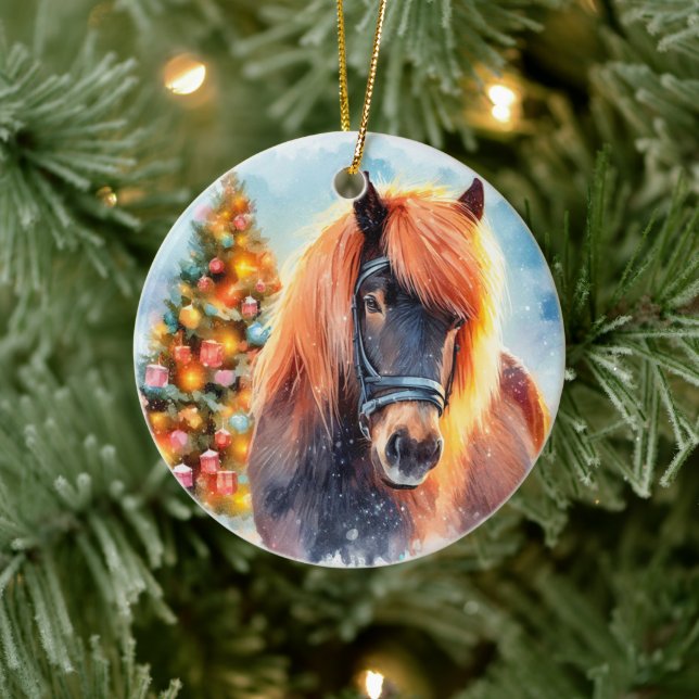 Adorno De Cerámica Merry Christmas - 9 (Árbol)