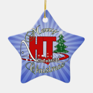 ADORNO DE CERÁMICA MERRY CHRISTMAS HT HISTOTECNICIO