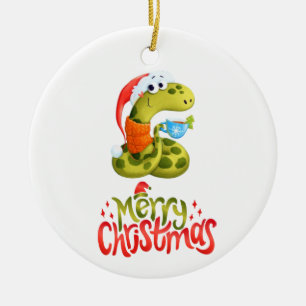 Adorno De Cerámica Merry Cristmas