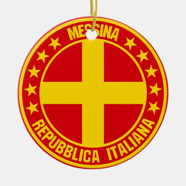 Adorno De Cerámica Messina (Frente)