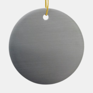 Adorno De Cerámica Metal cepillado