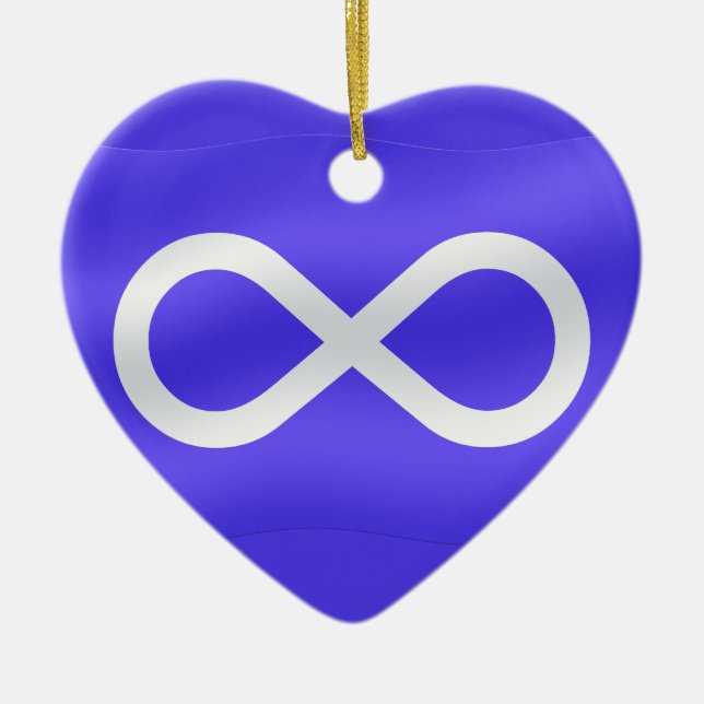 Adorno De Cerámica Metis Flag Ornament Personalized Metis Decoration (Frente)
