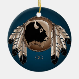 Adorno De Cerámica Metis Gifts Ornament First Nations Metis Keepsakes