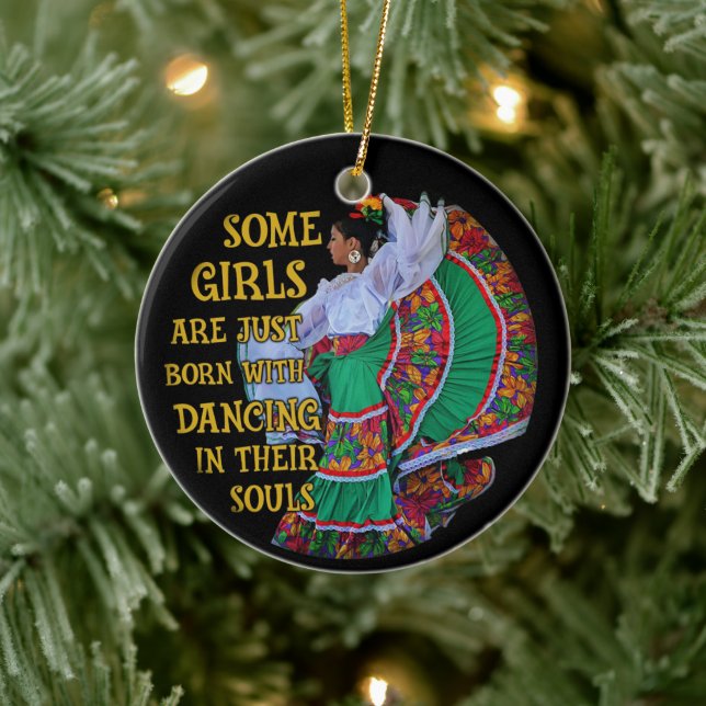 Adorno De Cerámica Mexicanos: Algunos Chicas Nacen Con Baile (Árbol)