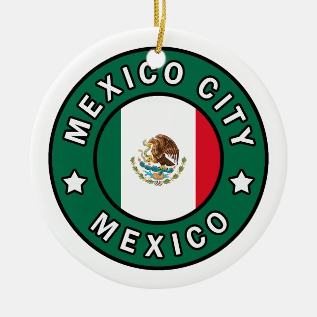 Adorno De Cerámica México D.F. (Frente)