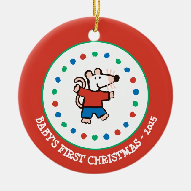 Adorno De Cerámica Mi amigo Maisy (Frente)