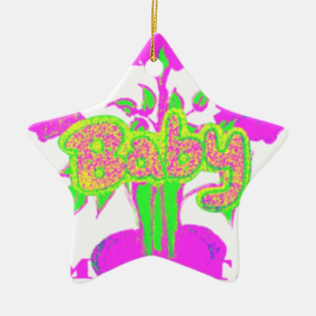 Adorno De Cerámica Mi bebé Hakuna Matata (Frente)