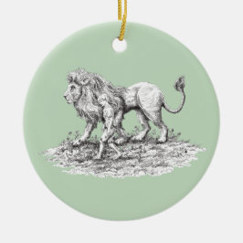 Adorno De Cerámica Mi compañero invisible