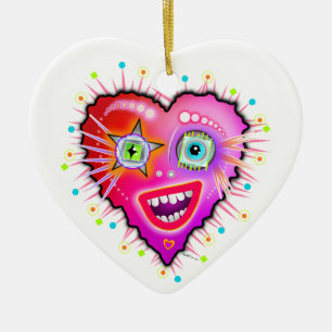 ADORNO DE CERÁMICA MI CORAZÓN SE ACERCARÁ