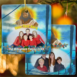 Adorno De Cerámica Mi familia ligera 0916