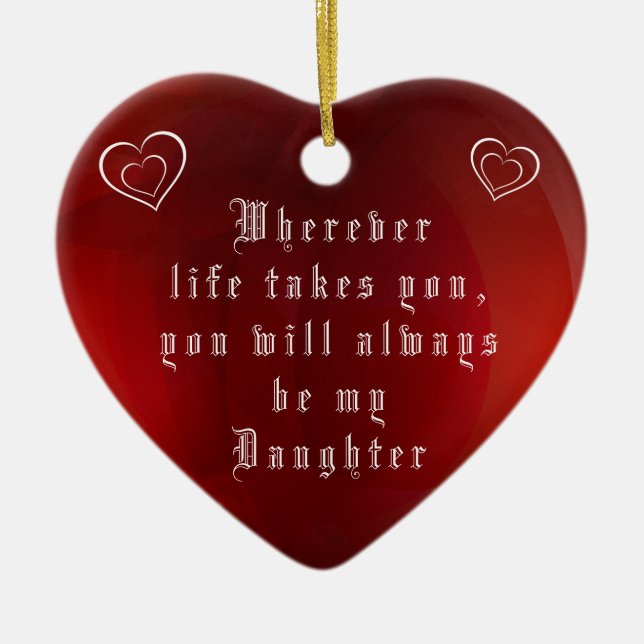 ADORNO DE CERÁMICA MI HIJA (Frente)