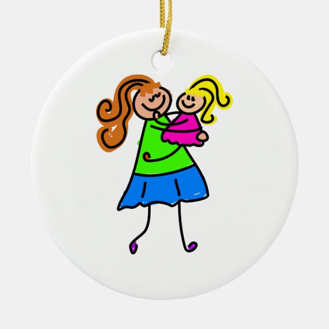 Adorno De Cerámica Mi mamá (Frente)