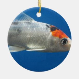 Adorno De Cerámica Mi Mascota Koi Fish