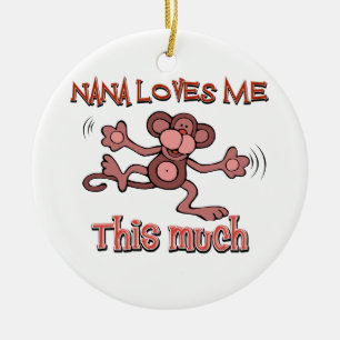 Adorno De Cerámica Mi Nana me ama este mucho