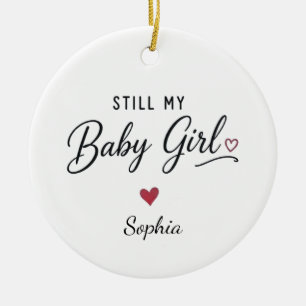 Adorno De Cerámica Mi Niña Personalizada