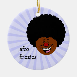 Adorno De Cerámica Mi pelo desafía la ley de la gravedad y de la