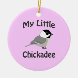 Adorno De Cerámica Mi pequeña chickadee