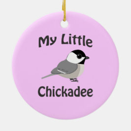 Adorno De Cerámica Mi pequeña chickadee