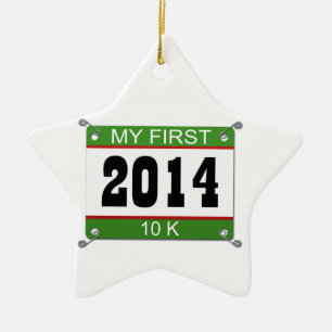 Adorno De Cerámica Mi primer 10K - 2014