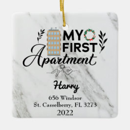 Adorno De Cerámica Mi primer apartamento personalizado 2022