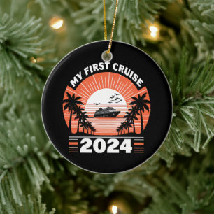 Adorno De Cerámica Mi primer crucero 2024