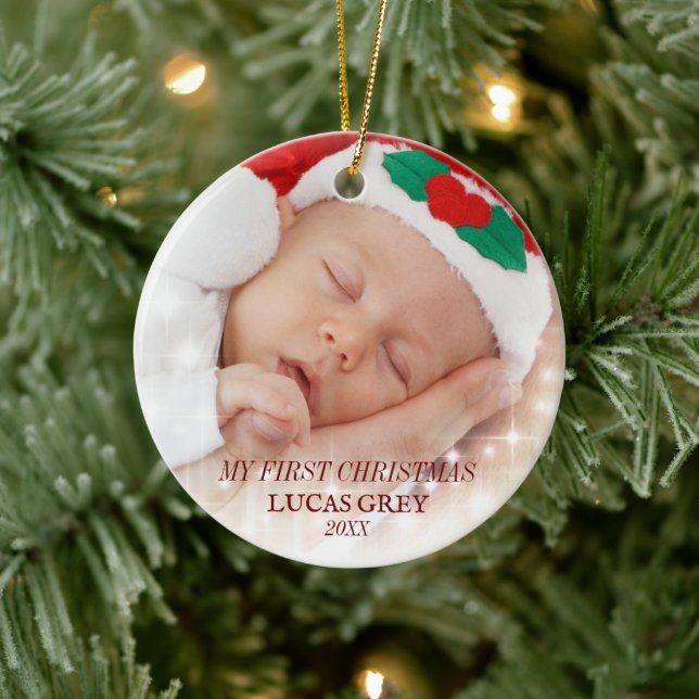 ADORNO DE CERÁMICA MI PRIMER ORNAMIENTO CERAMICO DE NAVIDAD (Árbol)